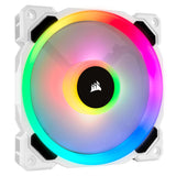 Ventilador Caja Corsair Ll120r Rgb 120mm Dual Light Loop Rgb Led Single Pack Blanco Corsair Co-9050091-Ww, Carcasa Del Ordenador, Ventilador, 12 Cm, 2200 Rpm, 36 Db, 63 Cfm