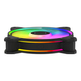 Ventilador  Cooler Master Masterfan Mf120 Halo2, De Caja Negro, Ventilador Único, Sin Controlador Rgb Mfl-B2dn-21np2-R2
