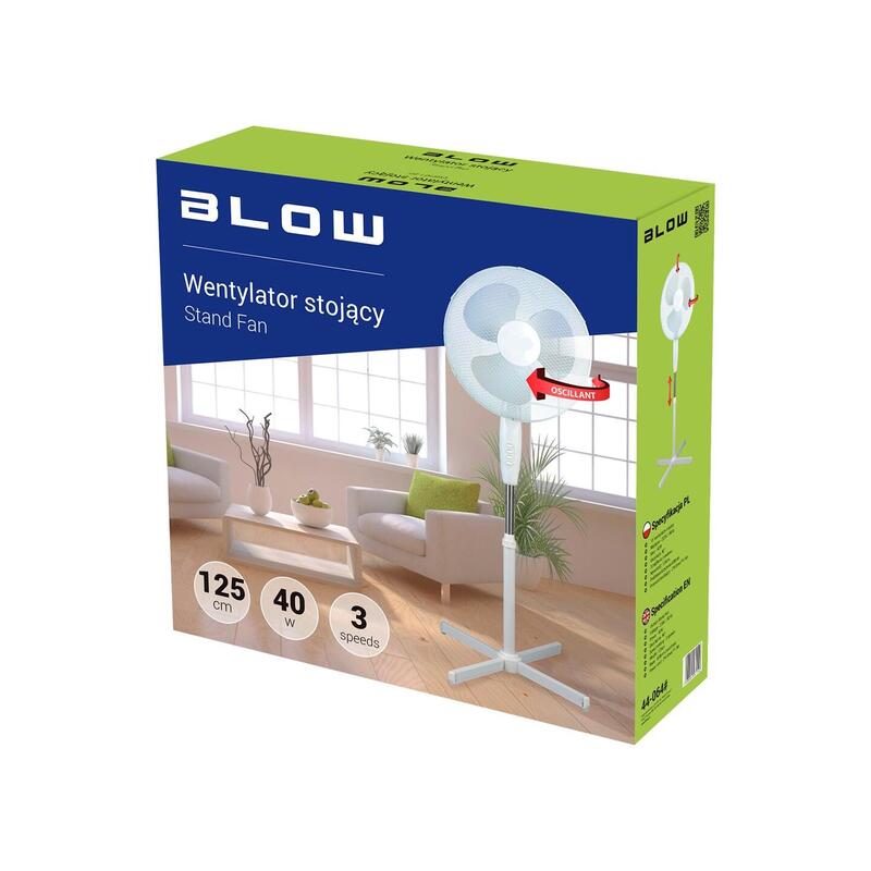 Ventilador De Pie 16"/40 Cm 55w