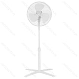 Ventilador De Pie 40w Blanco Aigostar