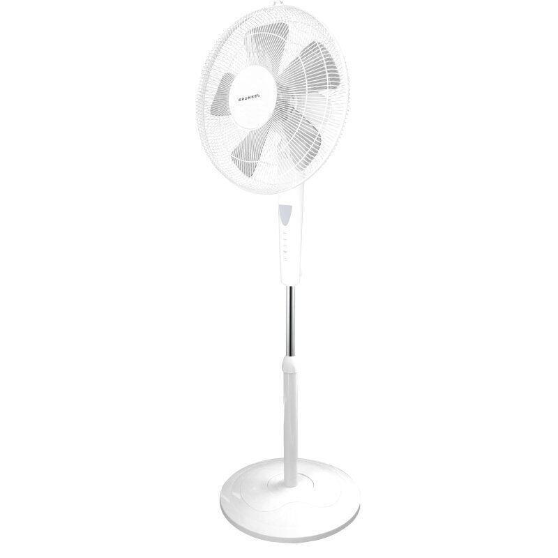 Ventilador De Pie Grunkel Fan-B16ecotimer 60w 5 Aspas 40cm 3 Velocidades