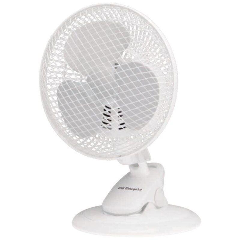 Ventilador De Sobremesa Orbegozo Tf 0319 W 3 Aspas 17.5cm 2 Velocidades