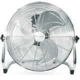 Ventilador De Suelo Industrial Grunkel Met-H18industrial 90w 3 Aspas 45cm 3 Velocidades