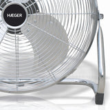 Ventilador De Suelo Industrial Haeger New Tornado 3 Aspas Metalicas 45cm 90w Interruptor Giratorio 3 Velocidades