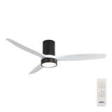 Ventilador De Techo Efecto Madera Luz Led 3000/4000/6000k Kara Edm