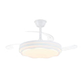 Ventilador De Techo Led Cct, 3 Aspas Retráctiles 60 W, 6600 Im, Blanco, Aspas Ø106 Cm, Plafón Ø15 Cm, Altura 30,5 - 40,5 Cm