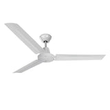 Ventilador De Techo Modelo Mini Industrial Blanco Potencia: 60w Aspas: Ø120cm Con Controlador De Pared Edm