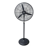 Ventilador Industrial De Pie 150 W, Negro, Ø60 Cm