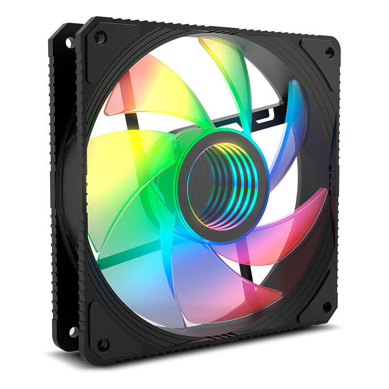 Ventilador Nox Hummer Argb 120 Mm Espejo Infinito