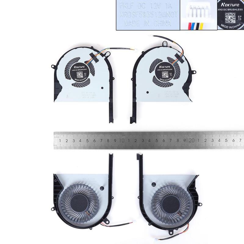 Ventilador Para Computadora Portátil Asus Rog Strix Gl503ge Gl703ge Cpu + Gpu Copia Alta