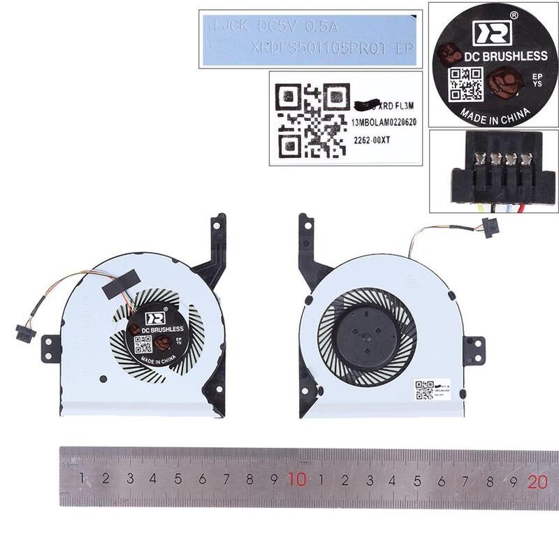 Ventilador Para Computadora Portátil Asus X542 Fl8000un F580ur A580u X580b Copia Alta