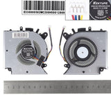 Ventilador Para Computadora Portátil Msi Gf66 Gl66 Ms 1581 N459 N460 Cpu, Copia Alta