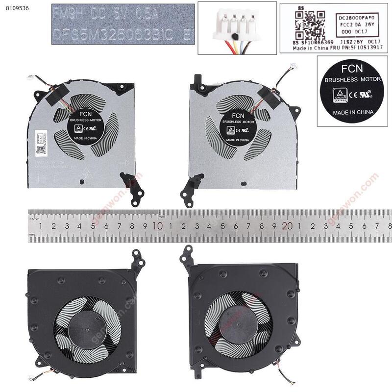 Ventilador Para Laptop Lenovo 2020 R7000 Y550 15 Y7000p Cpu+Gpu 5v Con Tapaorg