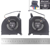 Ventiladores Para Portátil Aorus 15G 15P 17P Kb Rx7G Rx5G Rp77 Xb 0,7 Cm