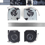 Ventiladores Cpu + Gpu Para Portátil Asus Rog 5Plus 5R G513Qy 2021 G513Qm 5900 12V