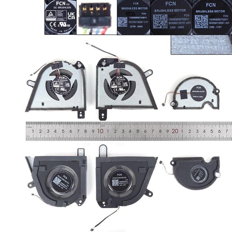 Ventilador Para Portátil Asus Rog Magic 16 Zephyrus M16 2023 Gu604viorg3pcs