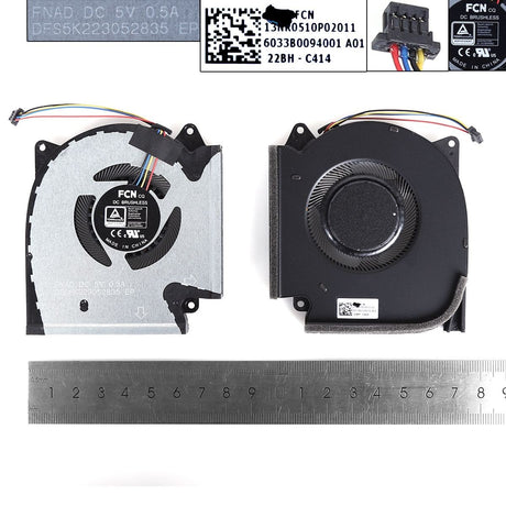 Ventilador Gpu Para Portátil Asus Rog Strix G533Q G513Qr G713Qr G733Qs