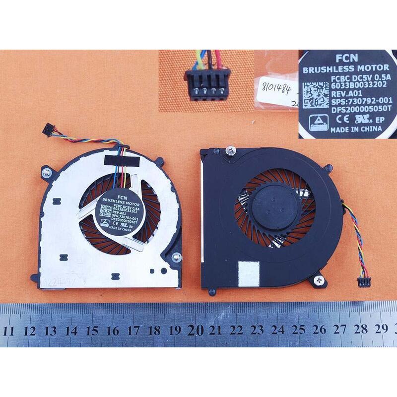 Ventilador Para Portátil Hp Elitebook 840 G1 850 G1 740 G1 Zbook 14 730792-001 Dfs200005050t
