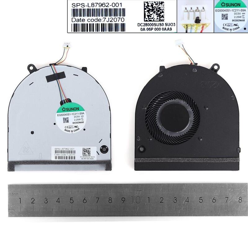 Ventilador Para Portátil Hp Envy 17m Cg Tpn C146gpu,Org L87962 001