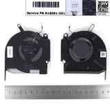 Ventilador Para Portátil Hp Omen 16 K 16 N Tpn Q280 5vgpu,Org Tpn Q280