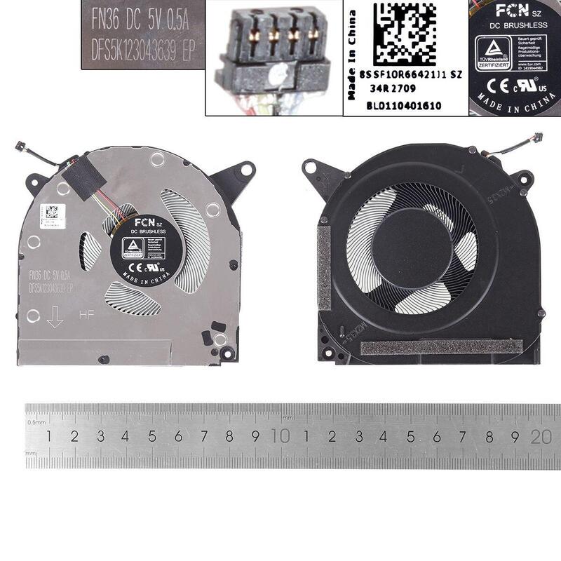 Ventilador Para Portátil Lenovo R9000x Y9000x 2021 5vgpu,Org