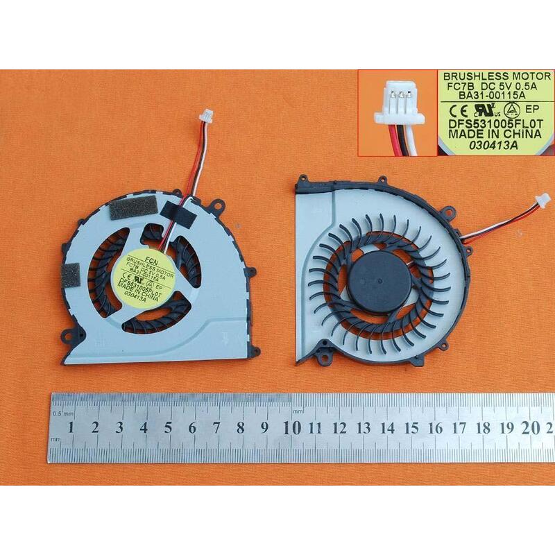 Ventilador Para Portátil Samsung Np450r5u Np455r4j Np455r5v Np470r5e Np510r5e Dfs531005fl0t