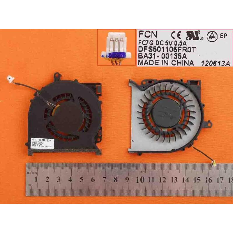 Ventilador Para Portátil Samsung Np770z5e Np780z5e Np870z5e Np870z5g Dfs501105fr0t Ba31 00136a