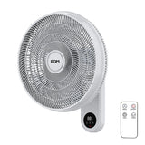 Ventilador Pared 50w 40cm Con Mando Edm
