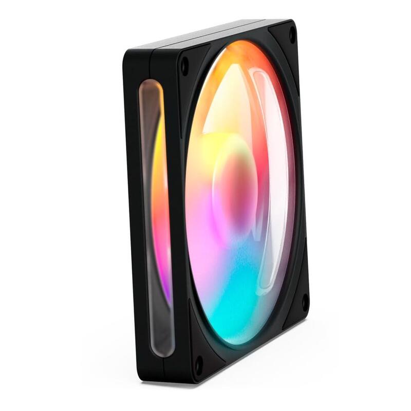 Ventilador Pc  Nzxt F140 Rgb (Negro, 140 Mm) Rf-R214s-Bf