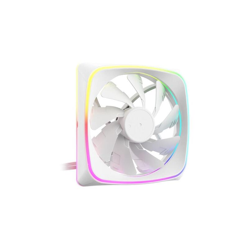 Ventilador Pc Sharkoon Shark Lights Rgb Pwm  Blanco, 120 Mm 4044951041961
