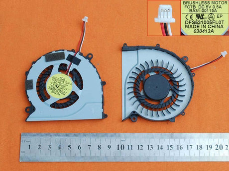 Ventilador Cpu Para Portátil Samsung Np450R5U Np455R4J Np455R5V Np470R5E Np510R5E Dfs531005Fl0T