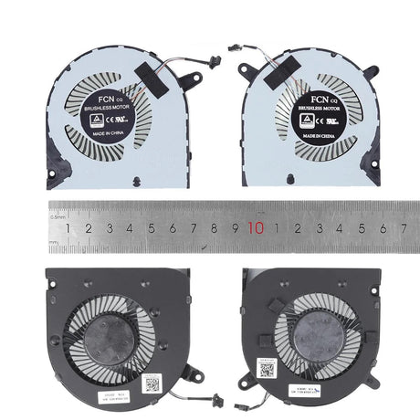 Ventiladores Cpu + Gpu Para Portátil Dell G3-3590 Special G3 3500