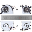 Ventiladores Cpu + Gpu Para Portátil Lenovo Air 13Ikb Pro 710S-13Isk