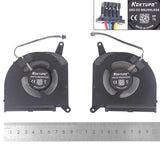 Ventiladores Para Portátil Aorus 15g 15p 17p Kb Rx7g Rx5g Rp77 Xb 0,7 Cm
