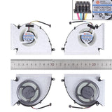 Ventiladores Para Portátil Msi Gp76 Ge76 We76 Ms 17k2 Ms 17k3 Pabd1a010shl Pabd1a010shr N451 N452
