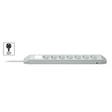 Vertiv Knürr Pdu Di-Strip, Básica, 0u/1u, Entrada Schuko De 230 V Y 16 A, Salidas (7) Schuko
