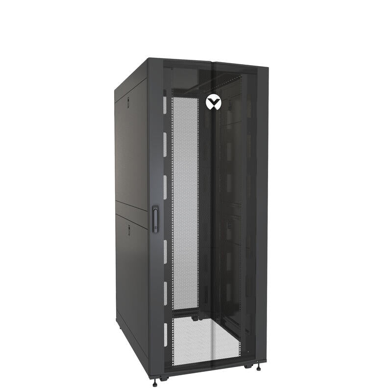 Vertiv Rack 42u 1998mm H X 800mm W X 1215mm D With Front Door 2 Split Locking Rear Doors 2 Pair 19 Mounting Rails 4 Split