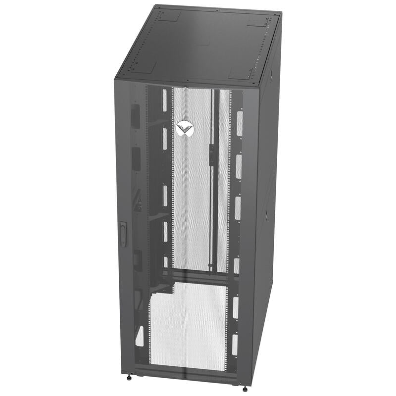Vertiv Vr3150 Armario Rack 42u Rack O Bastidor Independiente Negro, Transparente