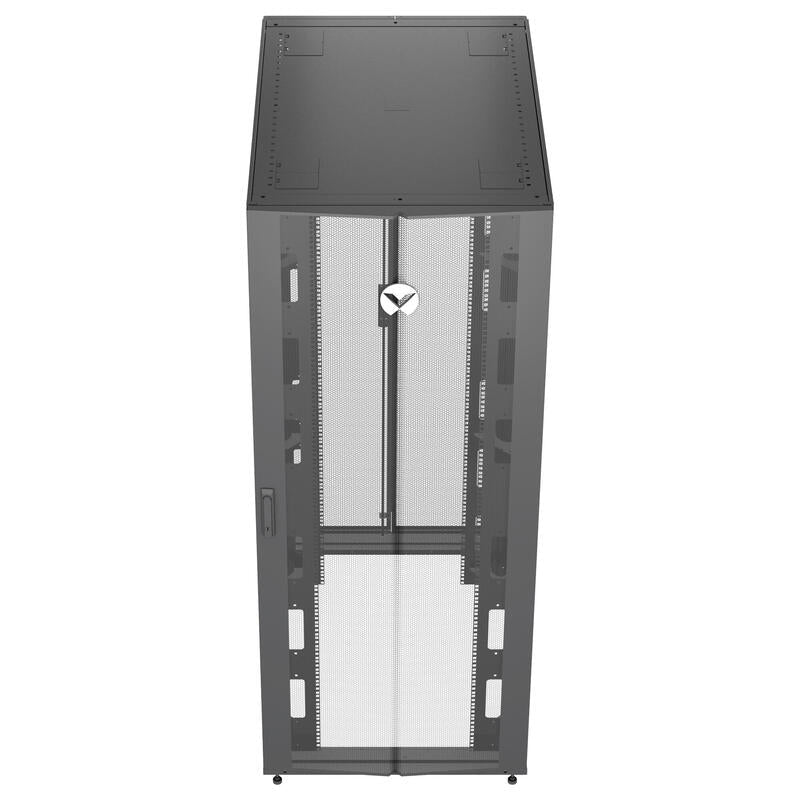 Vertiv Vr3150 Armario Rack 42u Rack O Bastidor Independiente Negro, Transparente