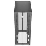 Vertiv Vr3150 Armario Rack 42u Rack O Bastidor Independiente Negro, Transparente