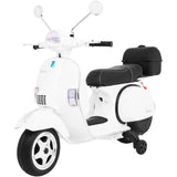 Vespa Px150 12v Blanco - Moto Eléctrica Para Niños
