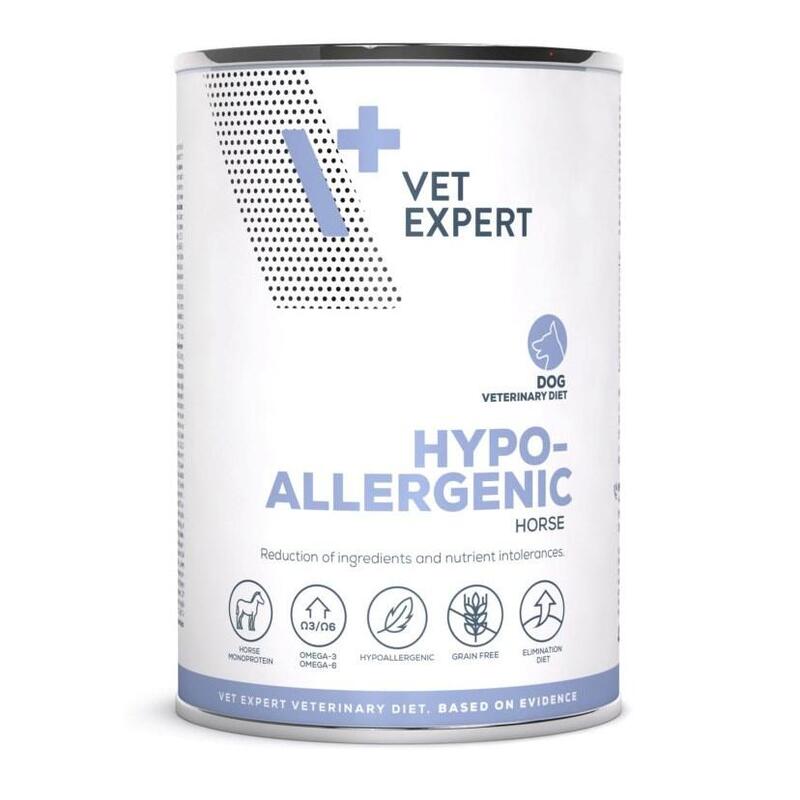 Vet Expert Hypoallergenic Horse - Comida Húmeda Para Perros - 400g