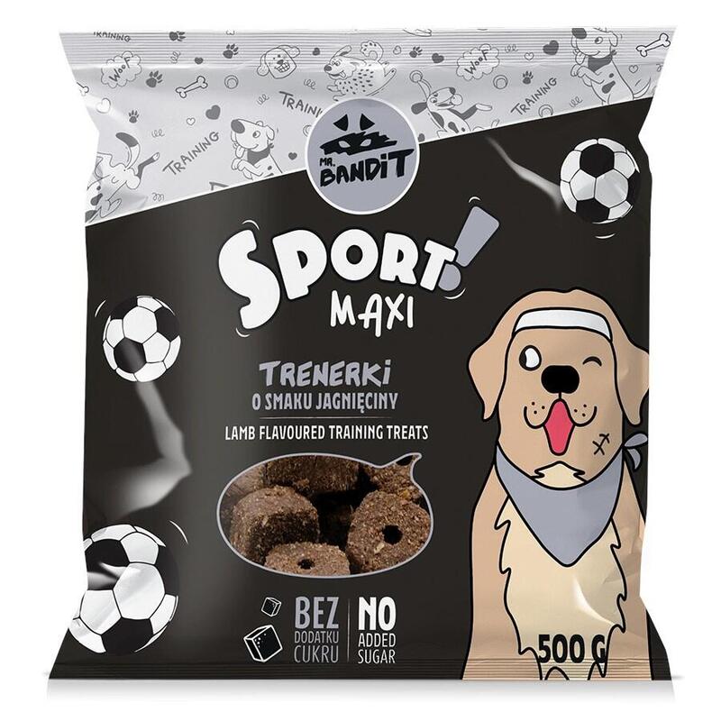 Vet Expert Mr. Bandit Sport Maxi Trainers Sabor Cordero - Premio Para Perros - 500 G