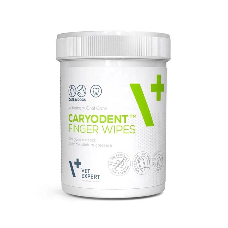 Vetexpert Caryodent Finger Wipes - Dog Vitamins - 100ml