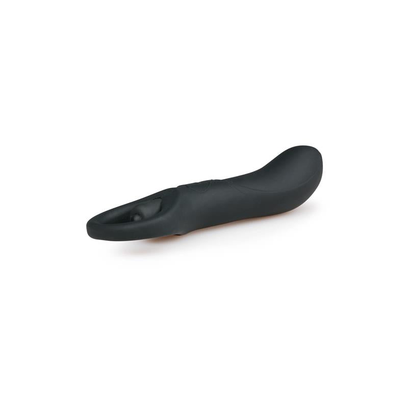 Vibrador Anal Silicona - Negro