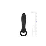 Vibrador Anal Silicona - Negro