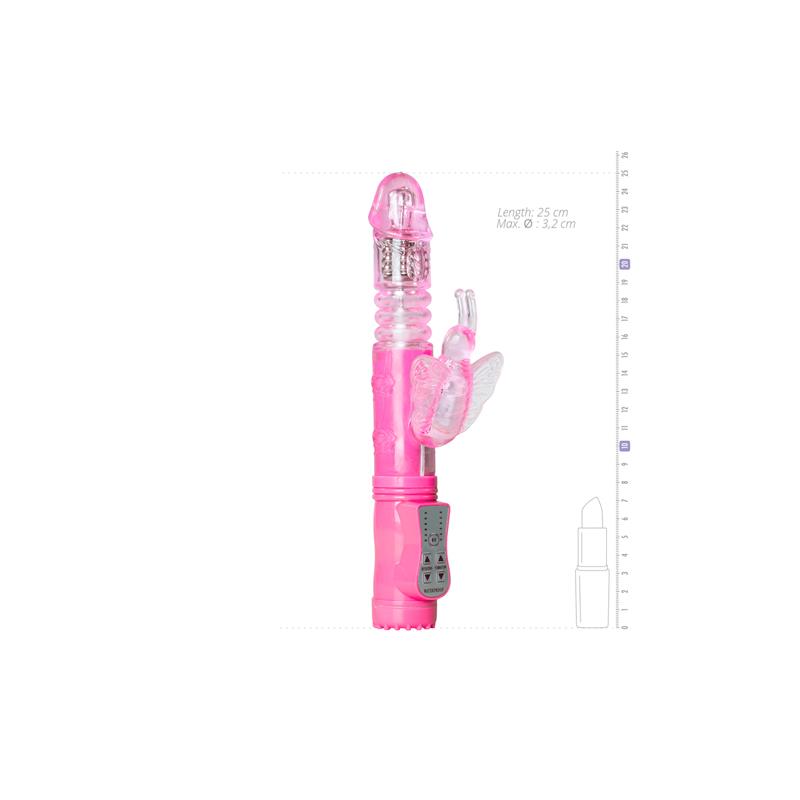 Vibrador De Conejito - Mariposa Rosa
