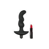 Vibrador Prostático Silicona Negro