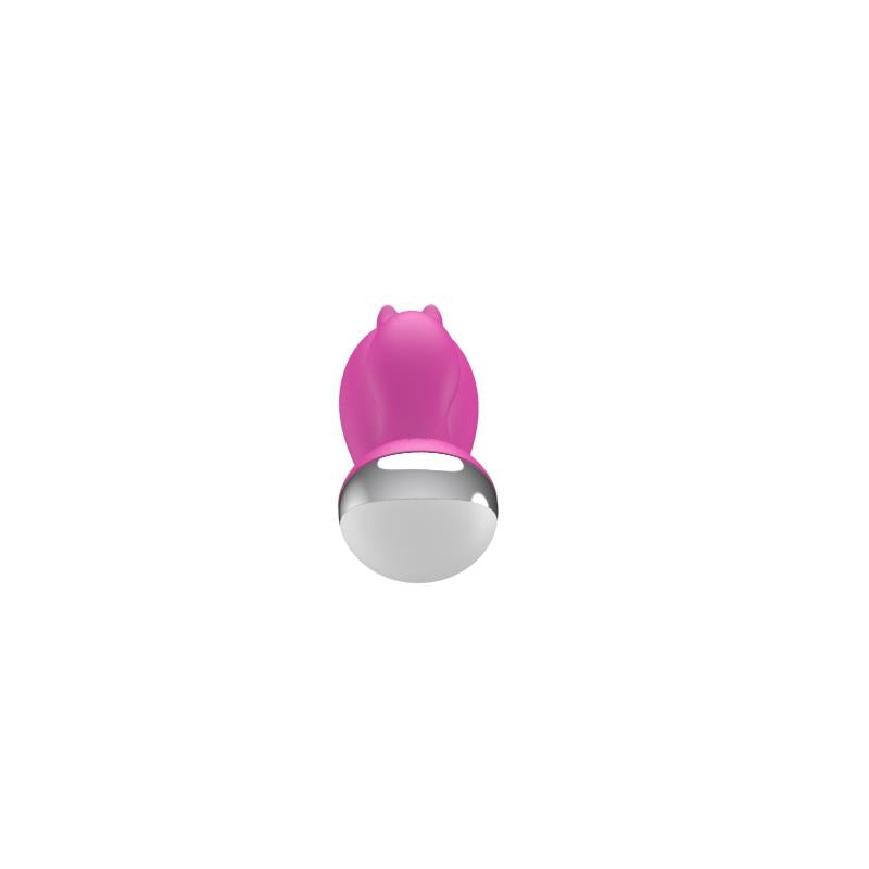 Vibrador Dual Usb Silicona Rosa