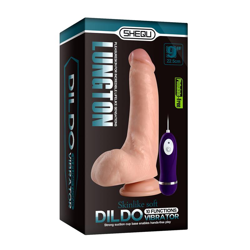 Vibrador Realista Control Remoto Duke Lungton 22.5 Cm